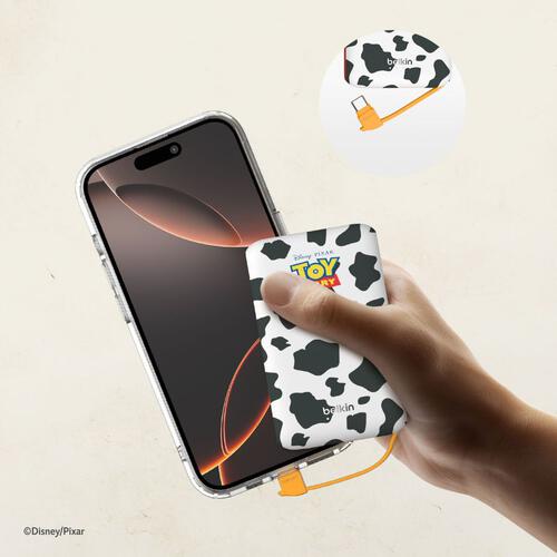 Belkin Power Bank 10K With Integrated Cable -Toy Story