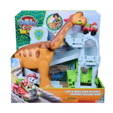 Paw Patrol The Dino Movie Lift & Race Dino Deluxe Playset