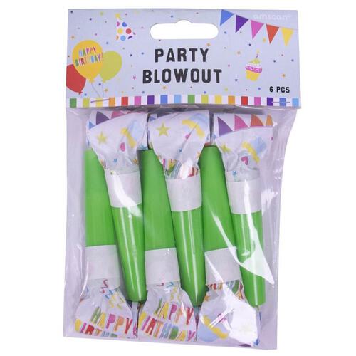 Party Blowouts 6 Pieces
