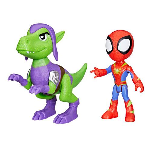 Spidey Amazing Friends Hero Dino Webs Fig -Assorted