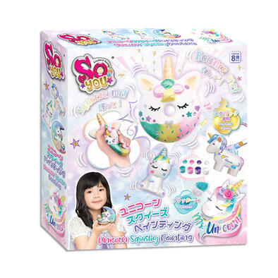 So You Unicorn Squishy Painting