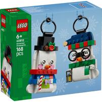 LEGO Snowman Ornaments Christmas Decor Holiday Decorations 40812