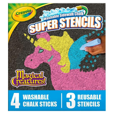 Crayola Outdoor Stencils Magical Creatures