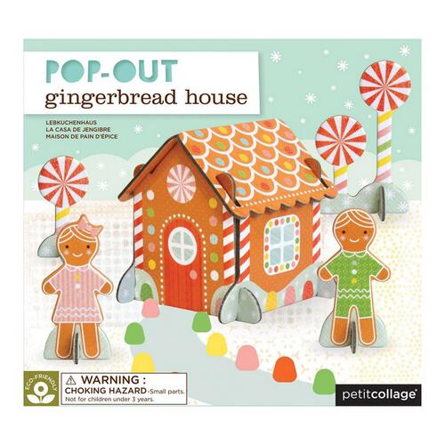 Petit Collage Pop Out Gingerbread House