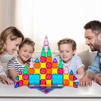 Picasso Tiles 80pcs Mini Diamond Magnetic Tiles Series Set