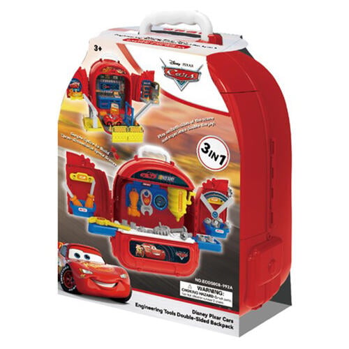 Disney Pixar Cars 3-In-1 Tool Backpack