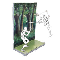 playpop x Fext Hobby 1:12 Figure Display Stand With Back Drop
