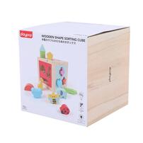 playpop Wooden Sorting Cube