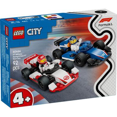 LEGO City F1 Williams Racing & Haas F1 Race Cars 60464