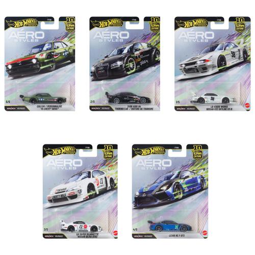 Hot Wheels FPY86 Car Culture Dash U Set of 10 (AERO Styles )