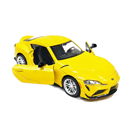 playpop 5.5" License Diecast Car - 1:31 Toyota Gr Supra (Light & Sound)