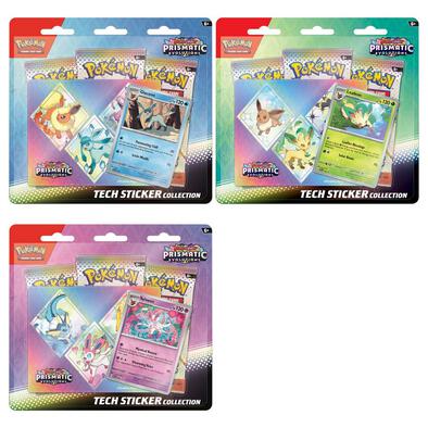 Pokémon TCG: Prismatic Evolutions Tech Sticker Collection - Assortment