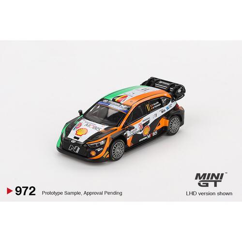 Mini GT Hyundai i20 N Rally1 #11 2023 Rally Croatia Power Stage Winner