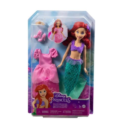 Disney Princess Mermaid To Princess Ariel