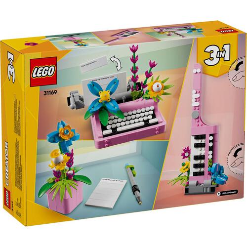 LEGO Creator 3in1 Typewriter with Flowers 31169