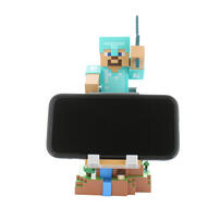 Minecraft Diamond Steve Cable Guy R.E.S.T Phone / Controller Stand
