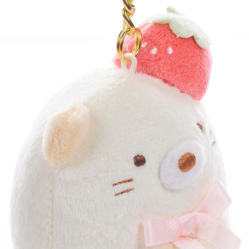 Sumikkogurashi Neko San-X Original Strawberry Series Keychain