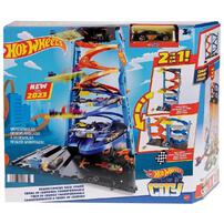 Hot Wheels City Transforming Race Tower