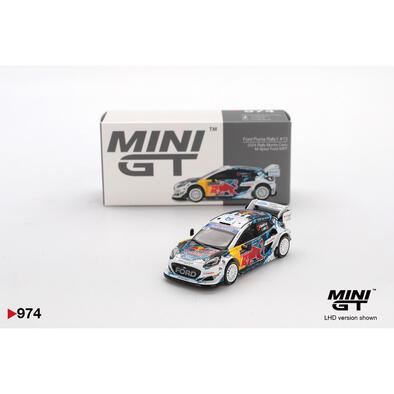 Mini GT Ford Puma Rally1 #13 M-Sport Ford WRT 2024 Rally Monte Carlo