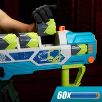Nerf Rebel Ops Doom Cannon 60 Foam Darts & 5 Supershells, Outdoor Action Play, Ages 8+
