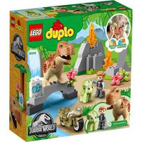 Duplo Jurassic T. Rex And Triceratops Breakout 10939 | Toys"R"Us Malaysia Official Website