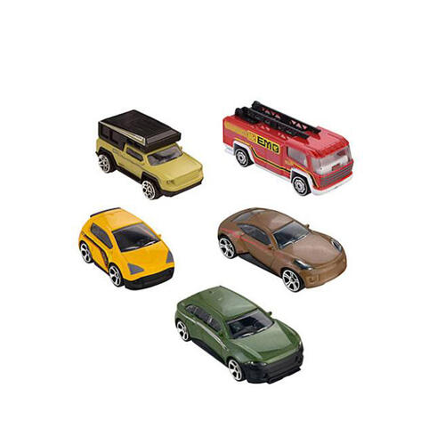 Fast Lane 5 Pack Diecast Vehicles - Assorted