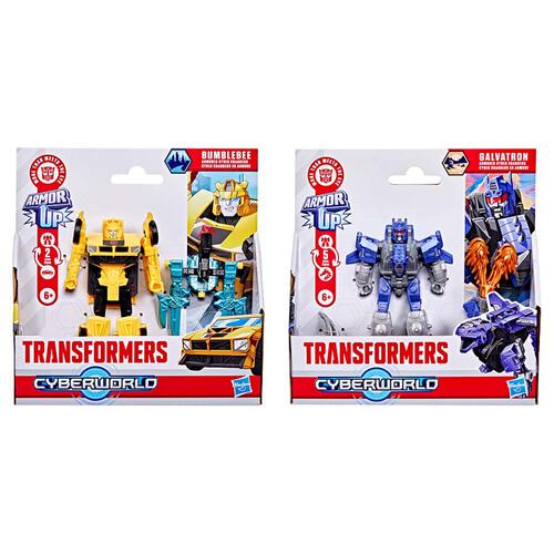 Transformers CYBERWORLD Armored Cyber Changers - Assorted