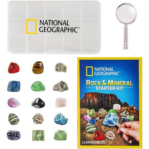 National Geographic Impulse Rock + Mineral Starter Kit