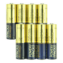Power Packs Ultra Alkaline AA Battery 8 Pieces