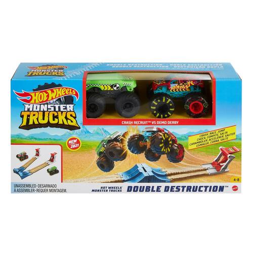 Hot Wheels Monster Trucks Double Destruction