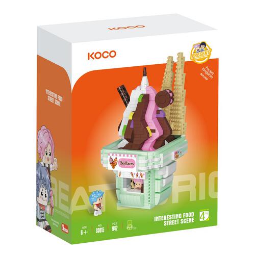 KOCO Food Street Ice cream Shop 942pcs