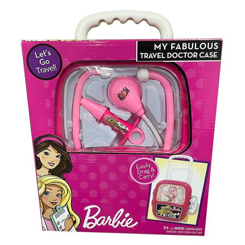 Barbie My Fabulous Travel Doctor Case With Trolly