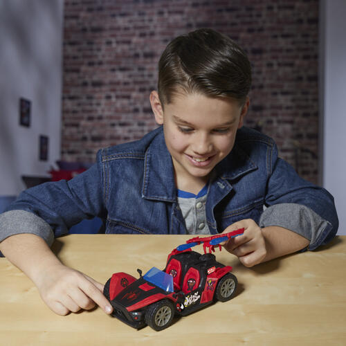 Marvel Spider-Man VenomVersus Epic World of Action Miles Morales Remix Blast Racer