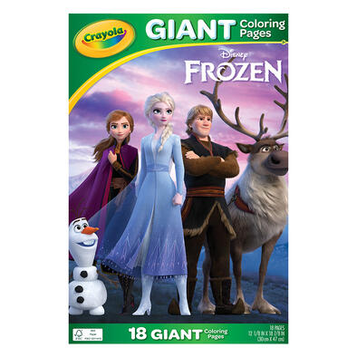 Crayola Frozen Giant Coloring Pages