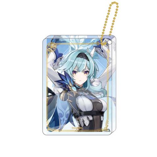 Genshin Impact Thick Acrylic Keychain -Eula (Mondstadt Theme)