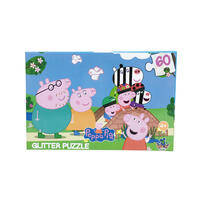 Y Wow Brands Peppa Pig 60Pcs Glitter Puzzle