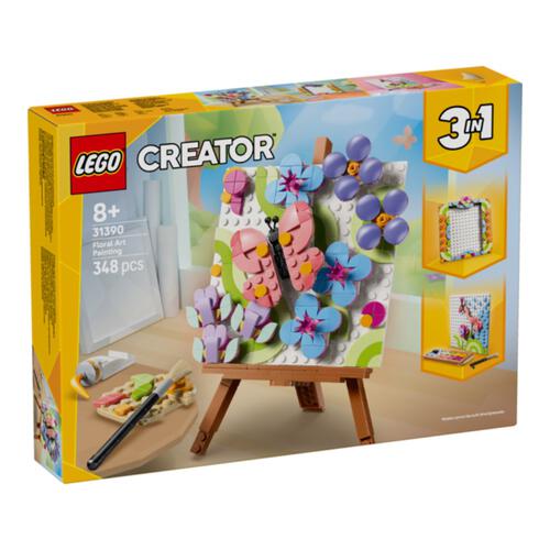 LEGO Creator 3 in 1 Floral Art Decor Painting 31390