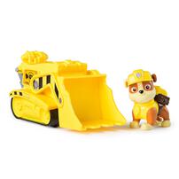 Paw Patrol Basic Vehicle - Rubble's Bulldozer with Figure