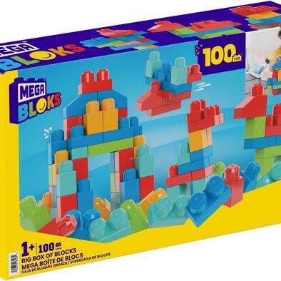 Mega Bloks Value Big Box Of Blocks (100 Pcs)