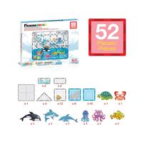 Picasso Tiles 52pcs Aquarium Set Marine Animal Set