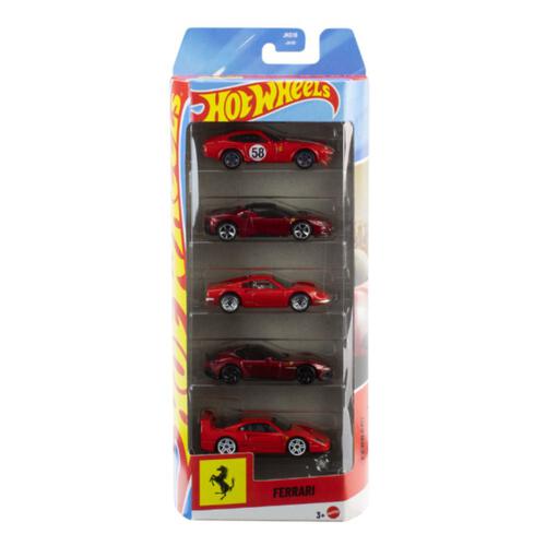 Hot Wheels JLN12 Rosso 5-pack (Ferrari)