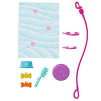 Barbie Doll With Puppy In Wheelchair Set