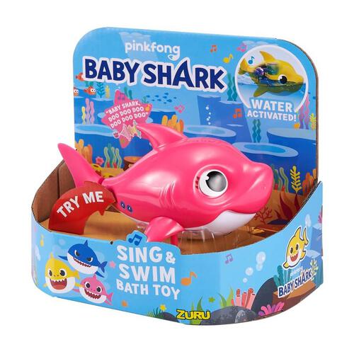 Pinkfong Baby Shark Sing and Swim Bath Toy - Assorted