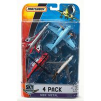Matchbox Sky Busters 4 Pack - Assorted