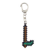 Minecraft Metal Keychains 6 Pcs Pack)