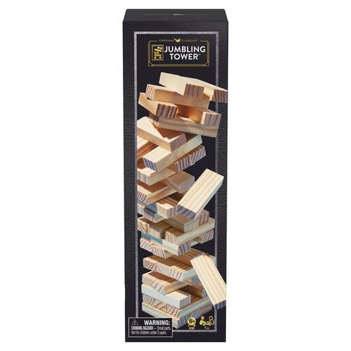 Cardinal Classics 48Pcs Wooden Jumbling Tower