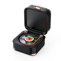 playpop Retro Vinyl Speaker - Black