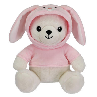 playpop Bear In Rabbit Costume Plush