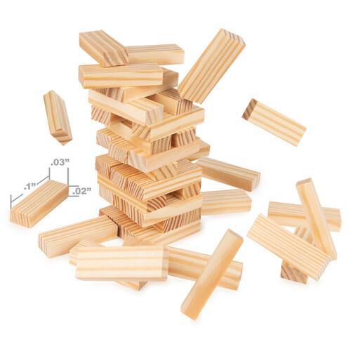 Cardinal Games Classic Wood Tumbling Tower in Shoe Box
