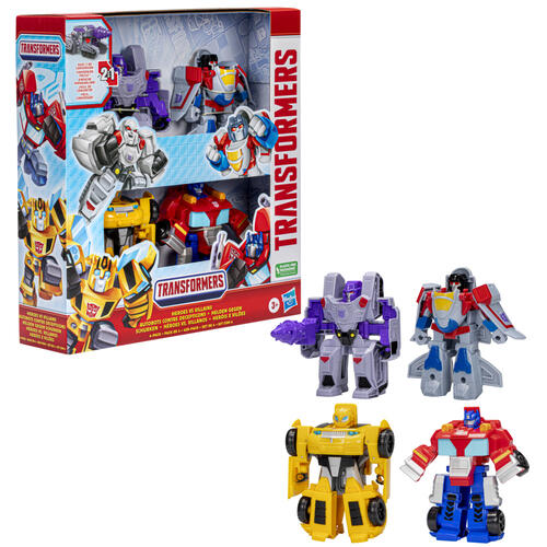 Transformers Heroes vs Villains 4-Pack